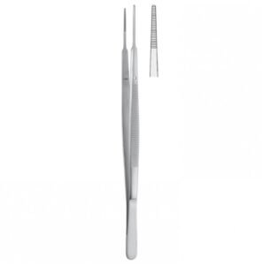 Forceps dissecting Gerald serrated straight 175mm — Surgery dental instrument by Falcon Medical