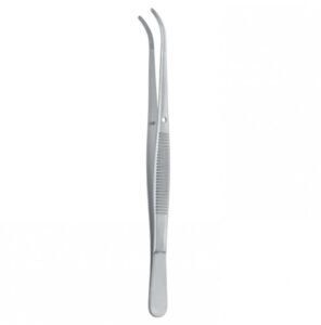 Forceps dissecting Semken serrated curved 125mm — Surgery dental instrument by Falcon Medical
