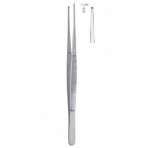Forceps tissue Semken 1x2th straight 125mm — Surgery dental instrument by Falcon Medical