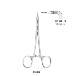 Forceps splinter Stieglitz 90° 125mm — Surgery dental instrument by Falcon Medical