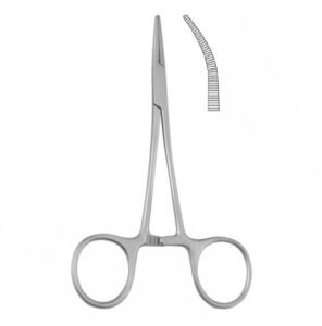 Forceps artery Halsted Mosquito curved 125mm — Surgery dental instrument by Falcon Medical