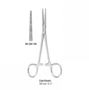 Forceps artery Crile-Rankin straight 160mm — Surgery dental instrument by Falcon Medical