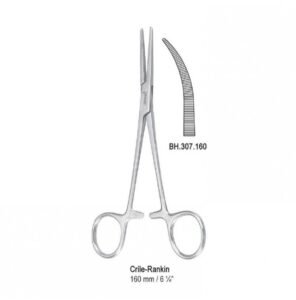 Forceps artery Crile-Rankin curved 160mm — Surgery dental instrument by Falcon Medical