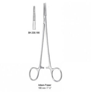 Forceps artery Adson-Fraser straight 190mm — Surgery dental instrument by Falcon Medical
