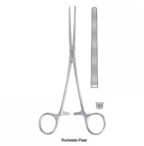 Forceps artery Rochester-Pean straight 165mm — Surgery dental instrument by Falcon Medical