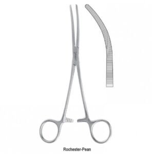 Forceps artery Rochester-Pean curved 165mm — Surgery dental instrument by Falcon Medical