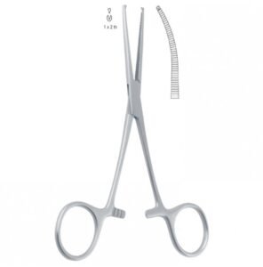 Forceps artery Kocher-Delicate 1x2th curved 145mm — Surgery dental instrument by Falcon Medical