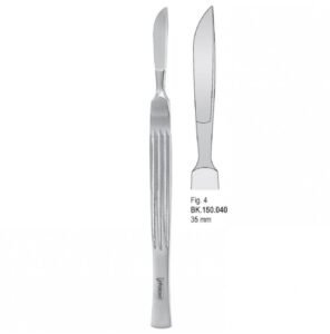 Scalpel stainless steel 35mm blade fig. 4 — Surgery dental instrument by Falcon Medical