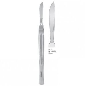 Scalpel stainless steel 50mm blade fig. 7 — Surgery dental instrument by Falcon Medical