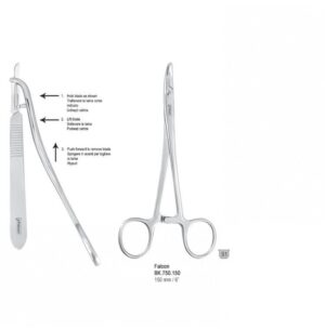 Falcon blade removing forceps 150mm