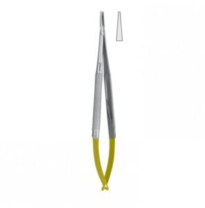 Falcon-Grip Micro needle holder straight 180mm TC smooth — Micro Instruments dental instrument by Falcon Medical