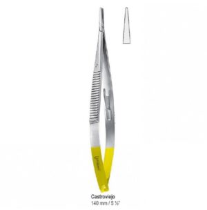 Falcon-Grip Needle holder Castroviejo str. 140mm TC smooth