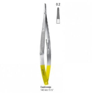 Falcon-Grip Needle holder Castroviejo str. 140mm TC — Surgery dental instrument by Falcon Medical