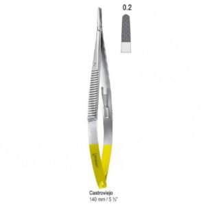 Falcon-Grip Needle holder Castroviejo str. 140mm TC — Surgery dental instrument by Falcon Medical