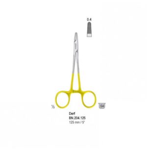 Falcon-Grip Needle holder Derf 125mm TC