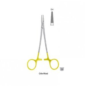 Falcon-Grip Needle holder Crile-Wood 150mm TC — Surgery dental instrument by Falcon Medical