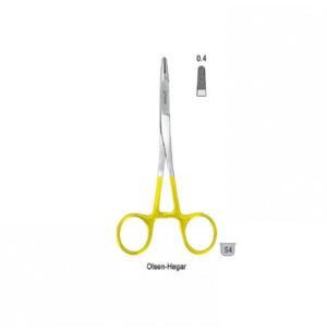 Falcon-Grip Needle holder with scissors Olsen-Hegar 140mm TC