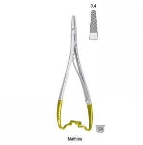 Falcon-Grip Needle holder Mathieu 140mm TC, reverse action — Surgery dental instrument by Falcon Medical