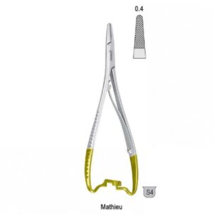 Falcon-Grip Needle holder Mathieu 170mm TC, reverse action