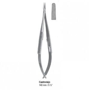 Needle holder Castroviejo str. 140mm — Surgery dental instrument by Falcon Medical