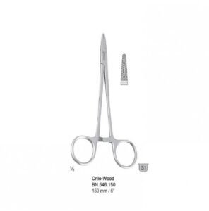 Needle holder Crile-Wood 150mm — Surgery dental instrument by Falcon Medical