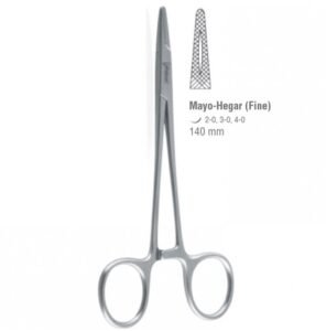 Needle holder Mayo-Hegar fine 140mm — Surgery dental instrument by Falcon Medical