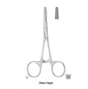 Needle holder with scissors Olsen-Hegar 140mm — Surgery dental instrument by Falcon Medical