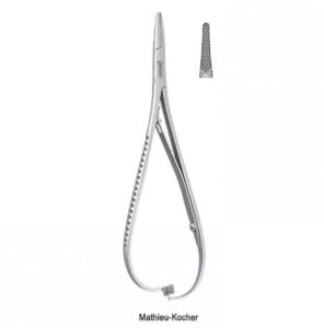 Needle holder Mathieu-Kocher 140mm — Surgery dental instrument by Falcon Medical