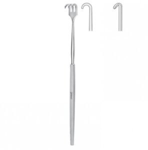 Retractor Falcon 1-prong blunt 160mm — Surgery dental instrument by Falcon Medical