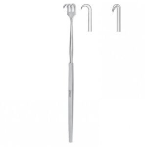 Retractor Falcon 1-prong sharp 160mm — Surgery dental instrument by Falcon Medical