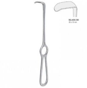 Retractor Langenbeck ring handle 30x16mm, 220mm — Surgery dental instrument by Falcon Medical