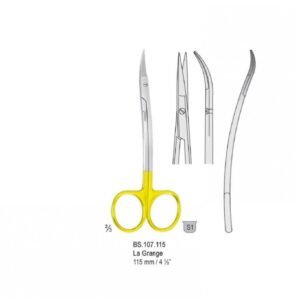 Falcon-Cut Scissors La Grange S-Shape 115mm — Surgery dental instrument by Falcon Medical