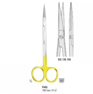 Falcon-Cut Scissors Kelly straight 160mm — Surgery dental instrument by Falcon Medical