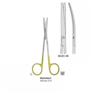 Falcon-Cut Scissors Metzenbaum curved 145mm — Surgery dental instrument by Falcon Medical