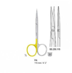 Super-Cut Scissors Iris straight 115mm — Surgery dental instrument by Falcon Medical