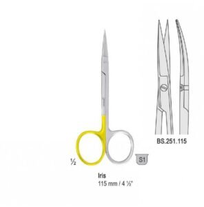 Super-Cut Scissors Iris curved 115mm — Surgery dental instrument by Falcon Medical