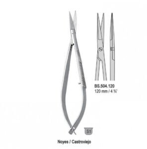 Scissors Noyes/Castroviejo straight 120mm — Micro Instruments dental instrument by Falcon Medical