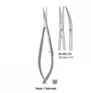 Scissors Noyes/Castroviejo curved 120mm — Micro Instruments dental instrument by Falcon Medical