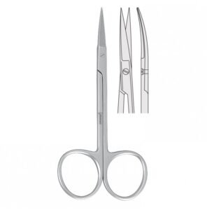 Scissors Iris curved 115mm — Surgery dental instrument by Falcon Medical
