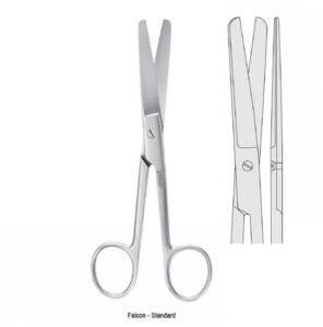 Scissors Falcon-Standard bl/bl straight 145mm — Surgery dental instrument by Falcon Medical