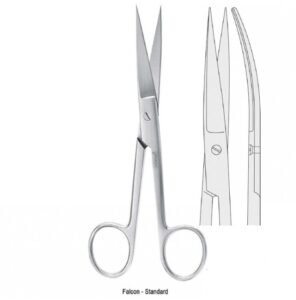 Scissors Falcon-Standard sh/sh curved 120mm — Surgery dental instrument by Falcon Medical