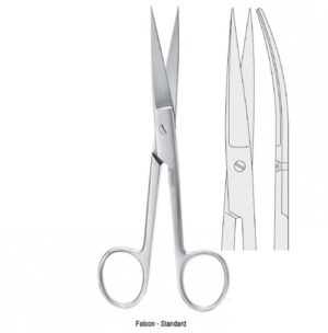 Scissors Falcon-Standard sh/sh curved 145mm