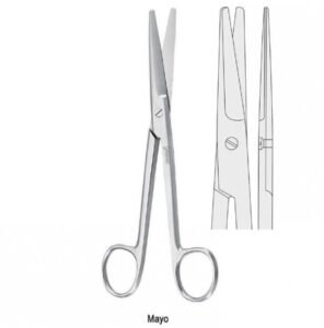 Scissors operating Mayo straight 145mm — Surgery dental instrument by Falcon Medical