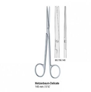 Scissors Metzenbaum straight 145mm delicate — Surgery dental instrument by Falcon Medical