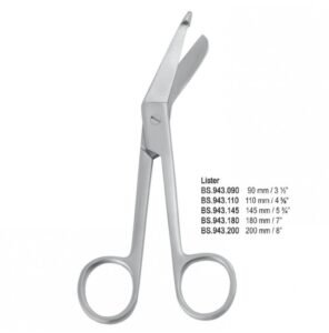 Scissors bandage Lister 110mm — Surgery dental instrument by Falcon Medical