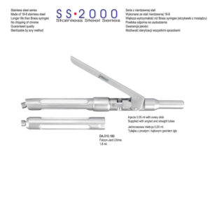 SS-2000 Syringe intraligamental Falcon-Ject Ultima 1.8ml. metric