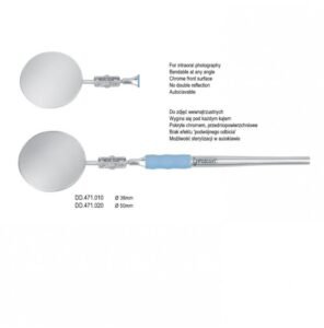 Photographic mirror front surface bendable fig. 2 — Photography dental instrument by Falcon Medical