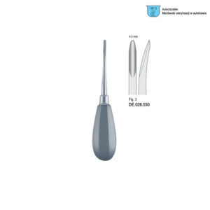 Elevator Bein 4mm fig. 3 curved