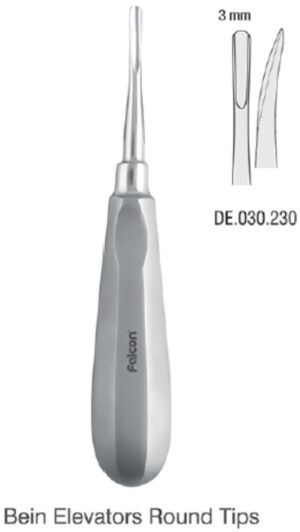 Elevator Bein Thumb-Grip handle curved 3mm