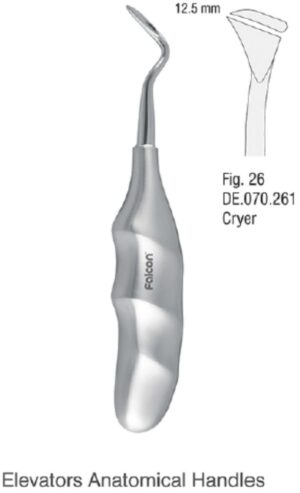 Elevator Cryer Anatomical handle right fig. 26